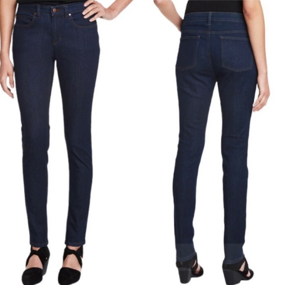 Eileen Fisher Organic Cotton Stretch Jeans Jeggings Skinny 6